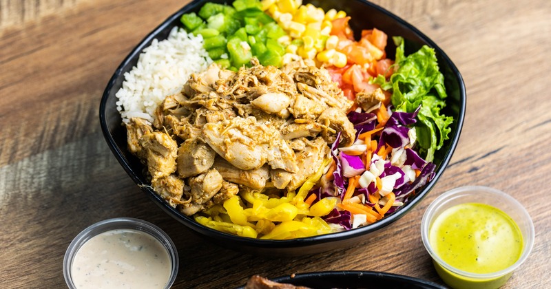 Spicy Garlic Chicken Bowl