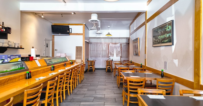 Interior, seating place in dining area