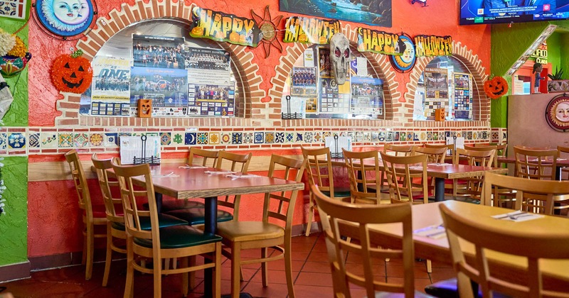 Interior, dining area