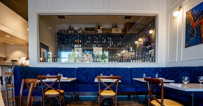 Interior, seating and bar areas