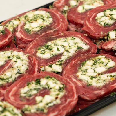 Spinach N Feta Pinwheels.