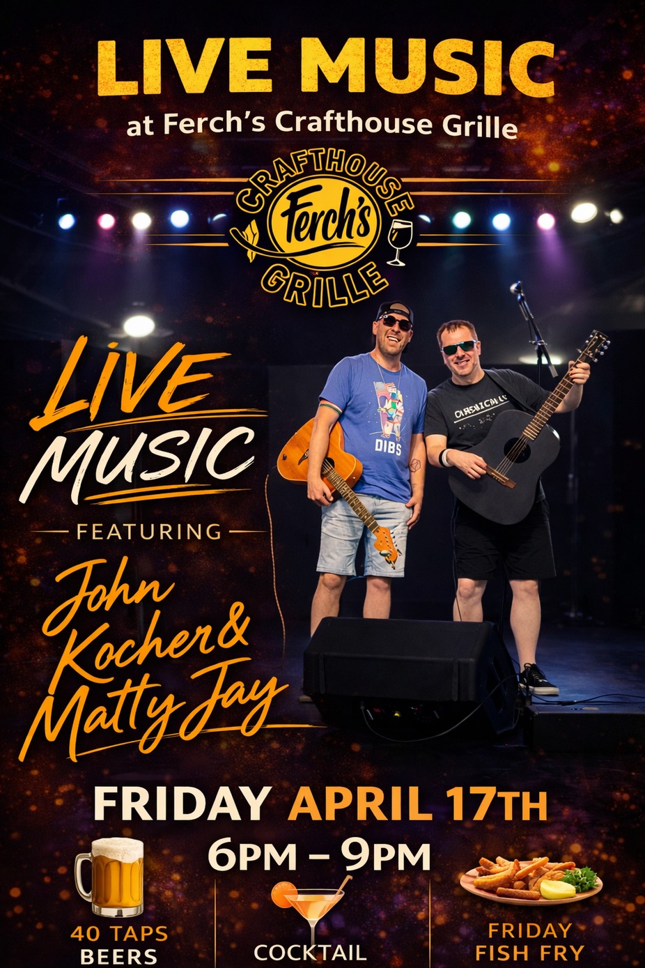 Live Music - John Kocher & Matty Jay event photo