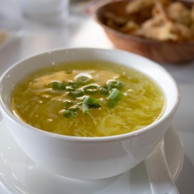 Bowl of Egg Drop Soup.