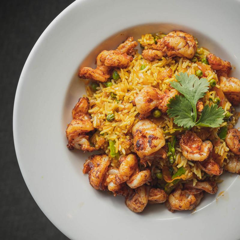 **Grilled Shrimp Biryani photo