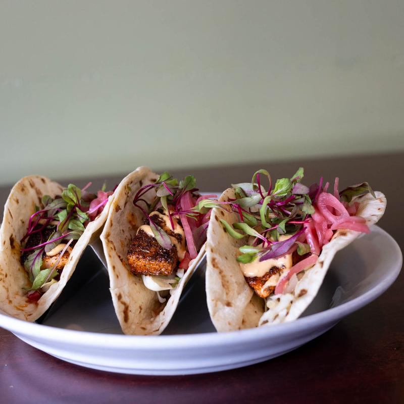 Blackened Salmon Tacos photo