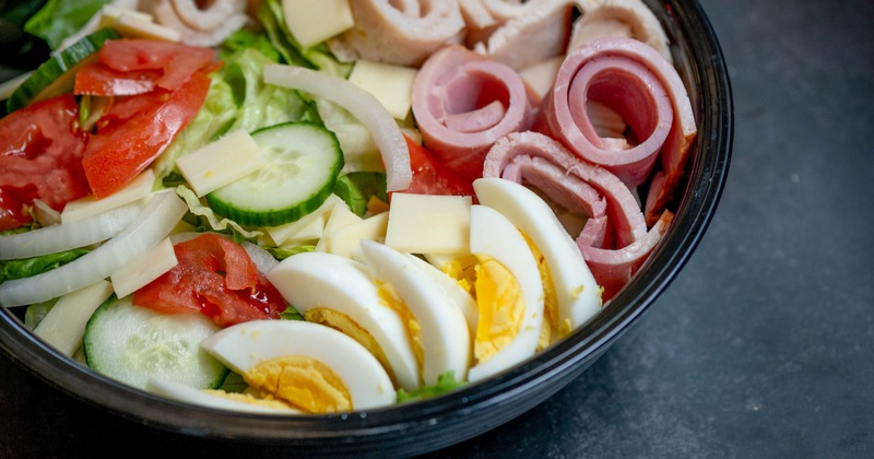 Line Cooks Salad, close-up