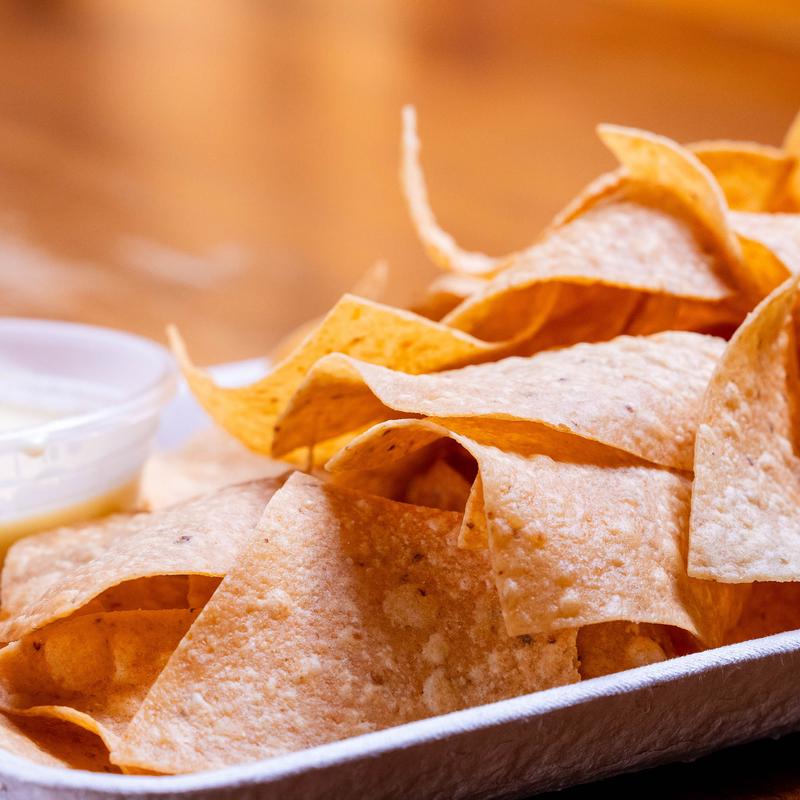 menu item 1 of 18, Chips & Queso