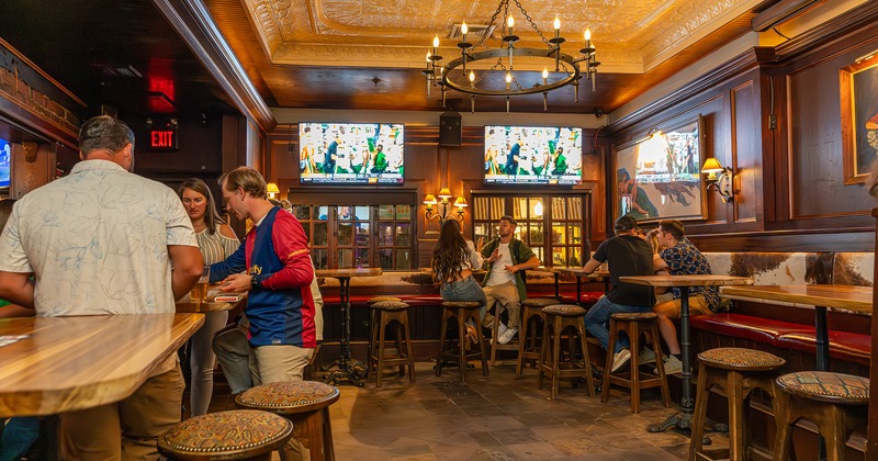 Interior, cozy seating area