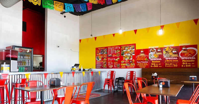 Interior, seating area