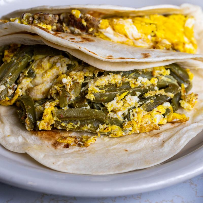 Nopalitos with Egg