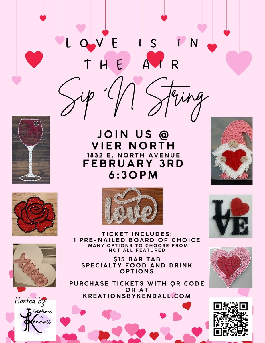 Valentine's Day Sip N' String event photo