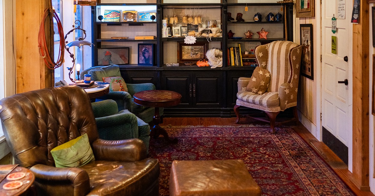 Interior, lounge seating area