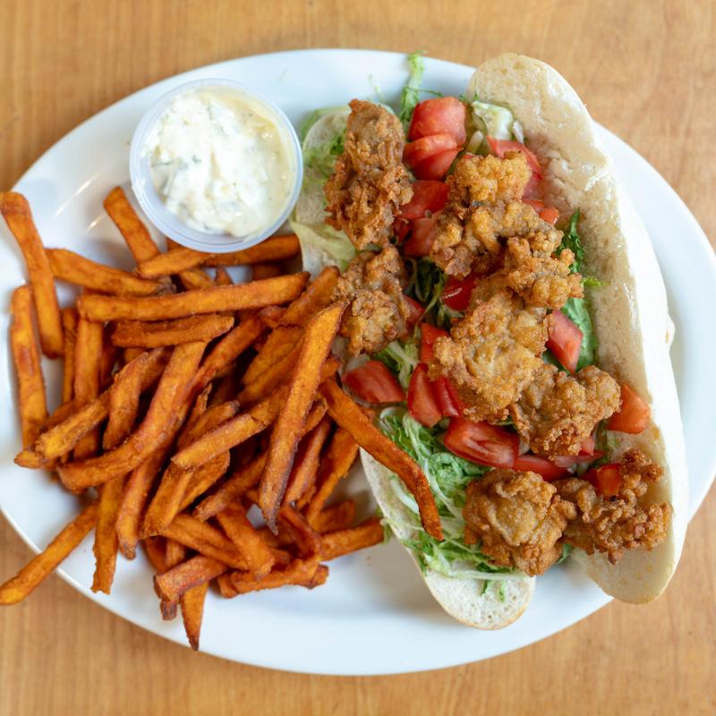 menu item 6 of 7, Po’boy: Oyster *