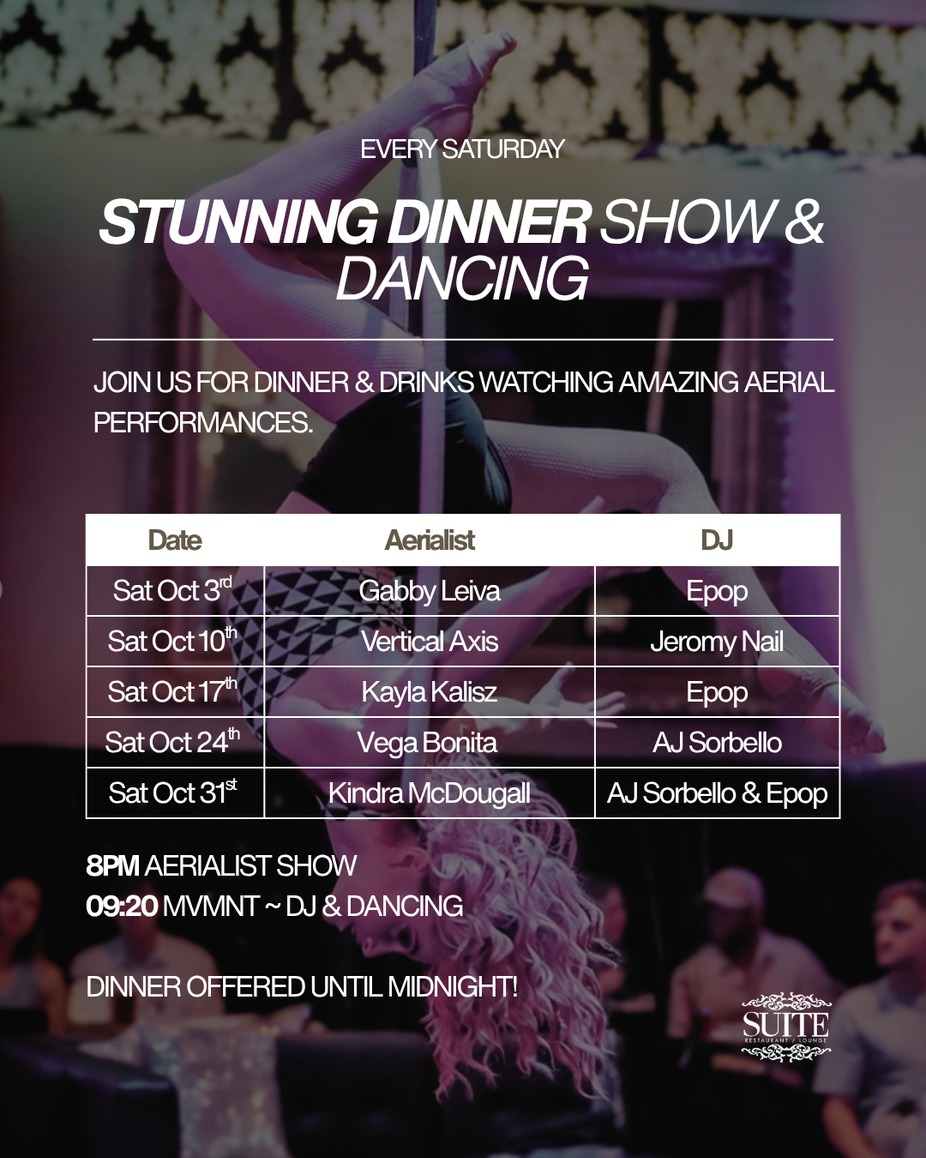 Dinner Show and Dancing every Saturday event photo