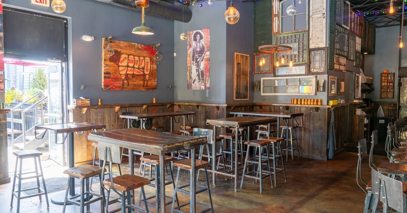 Interior, seating area