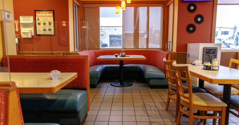 Interior seating area