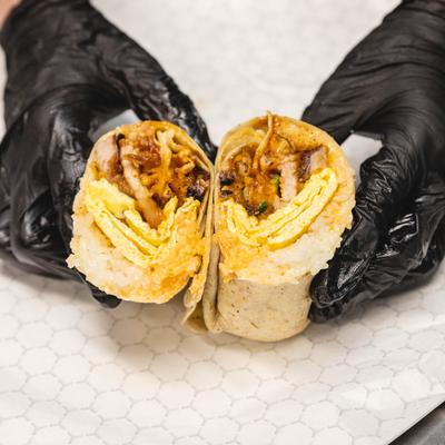 Bacon My Heart burrito.