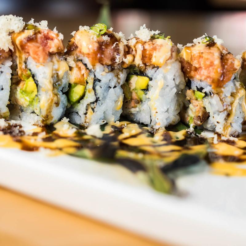 Seared Tuna & Crispy Salmon* photo