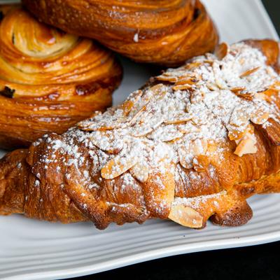 Almond croissant.