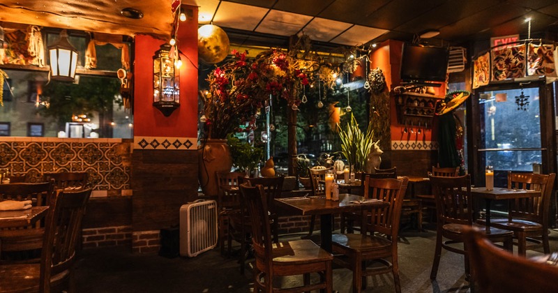 Interior, dining area