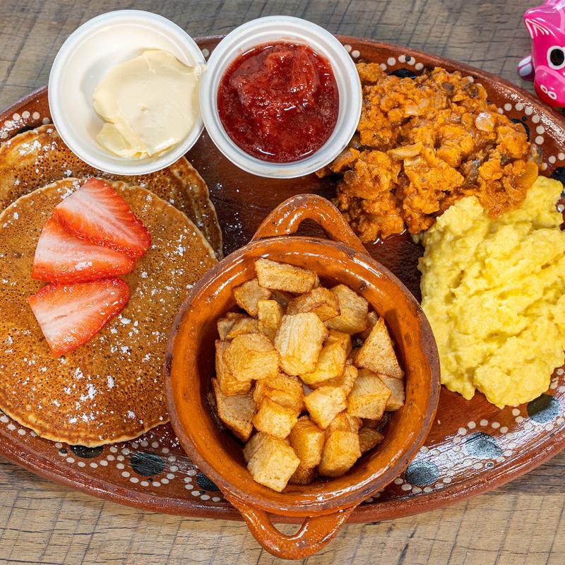 Del Cielo Vegan Pancake Breakfast photo