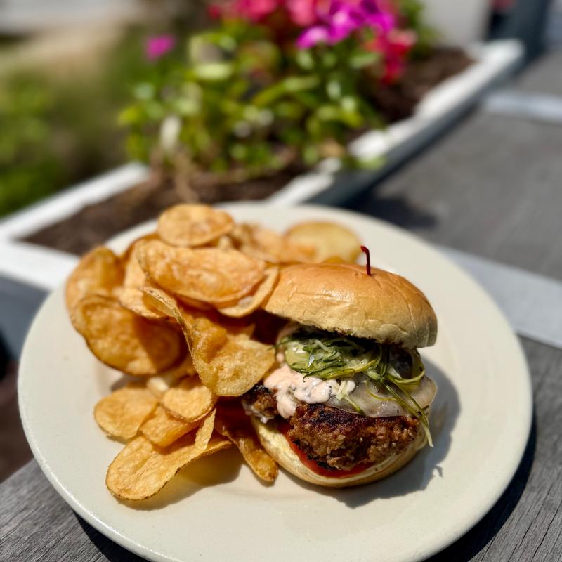 Asian Turkey Burger photo