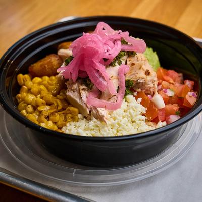 Green Guapo Bowl, Span-ish Chop.