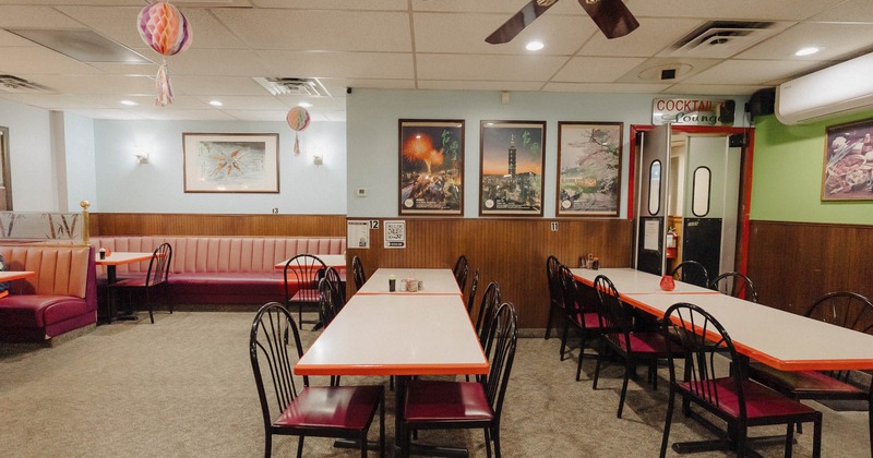 Interior, dining area