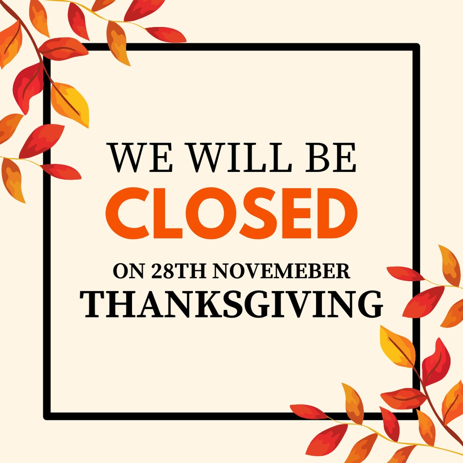 CLOSED FOR THANKSGIVING event photo