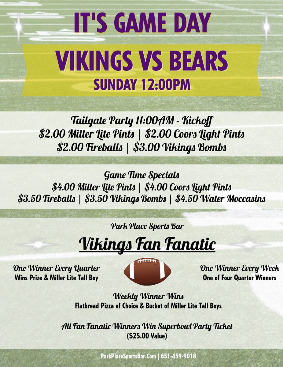 VIKINGS SUNDAY FUNDAY event photo