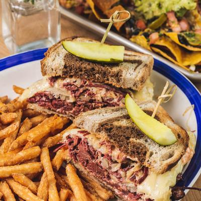 Reuben and fries