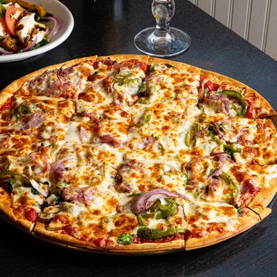 Pizza with extra cheese