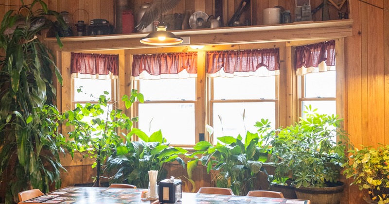 Diner table by window