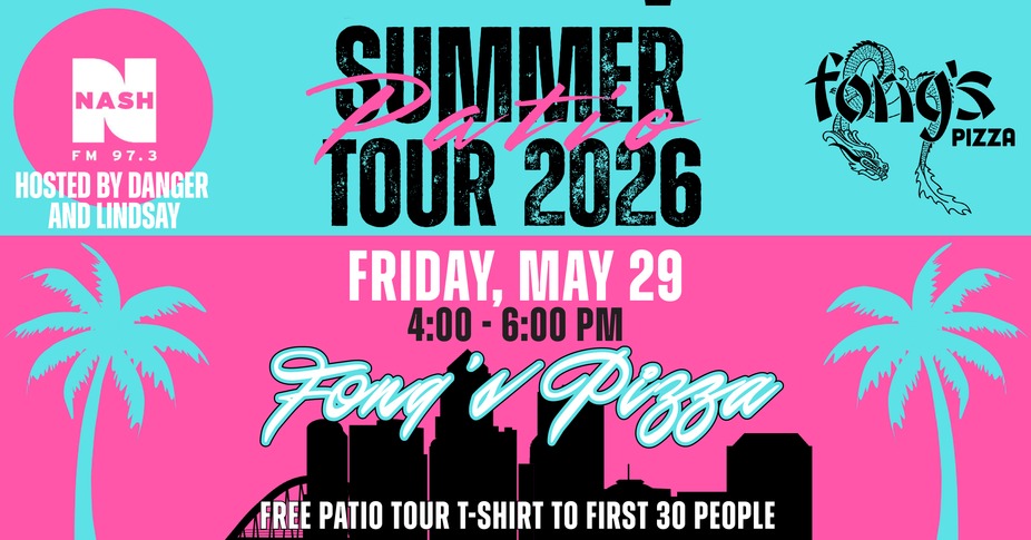 Nash FM Patio Tour at Fong's Pizza event photo