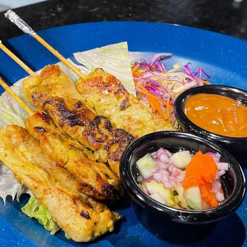 Grilled Chicken Satay Sticks photo