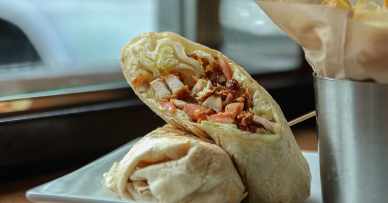 Crunchy Chicken Cheddar Wrap