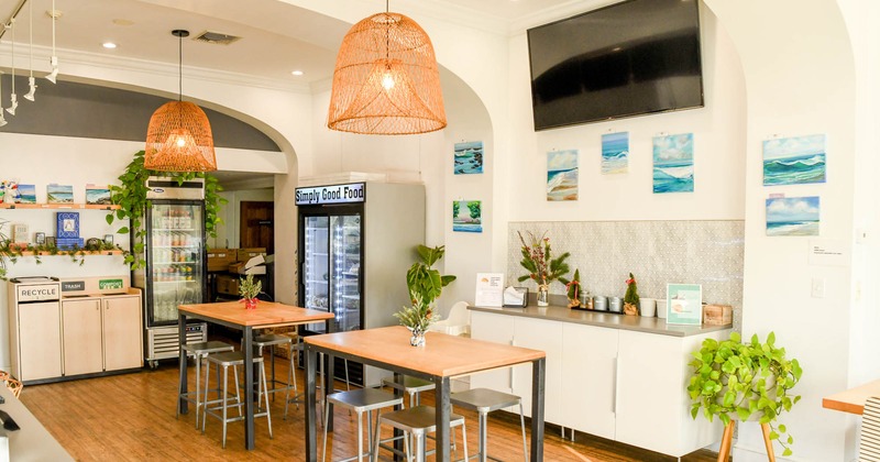 Interior, dining area