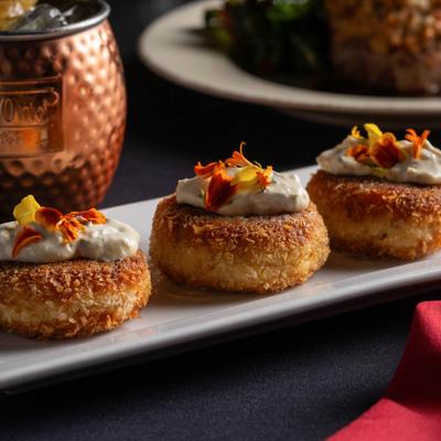 Crab and Shrimp Cakes.