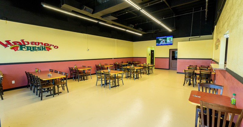 Interior, main dining area