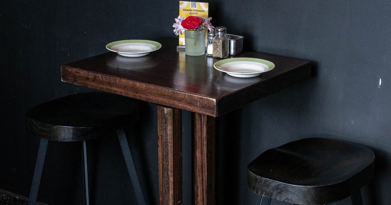 Interior, guest table, chairs