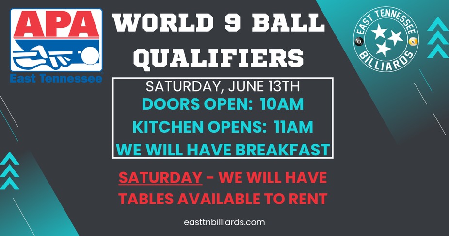 9 Ball World Qualifiers event photo