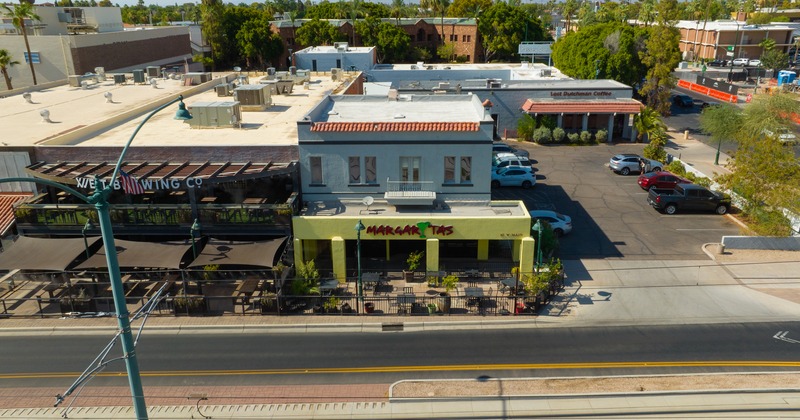 Exterior, aerial view