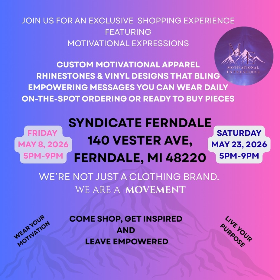 Motivational Expressions Pop Up Shop event photo