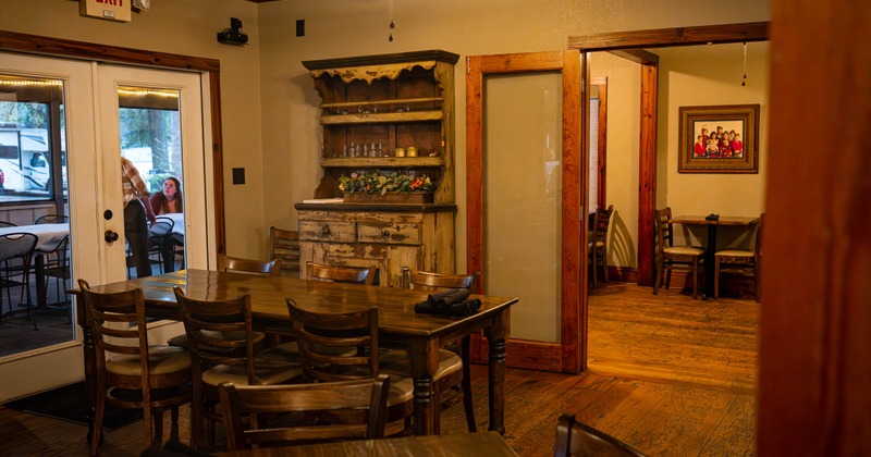 Interior, seating space