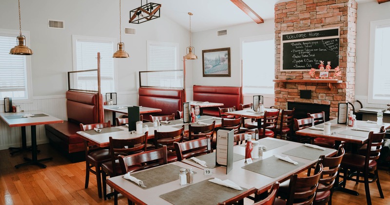 Interior, dining area