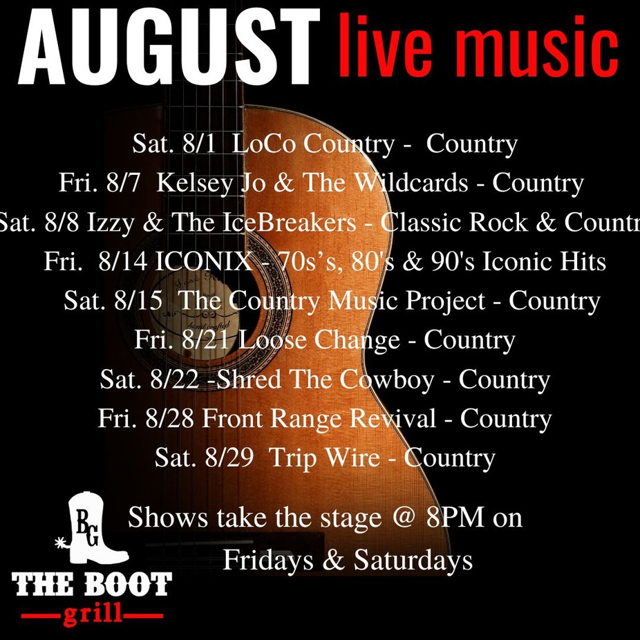 August Event Schedule event photo