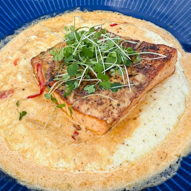 Salmon & Grits (GF) photo
