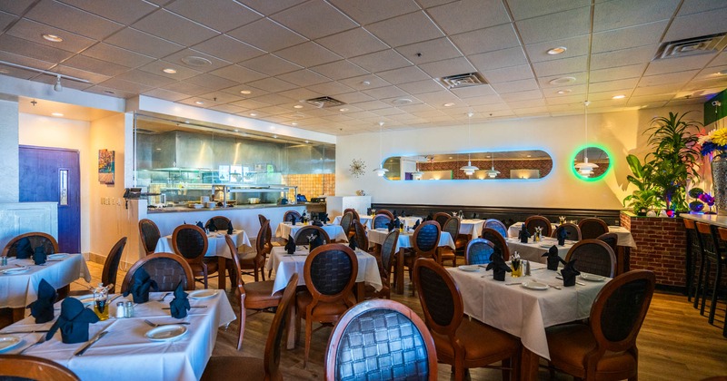 Interior, big dining area