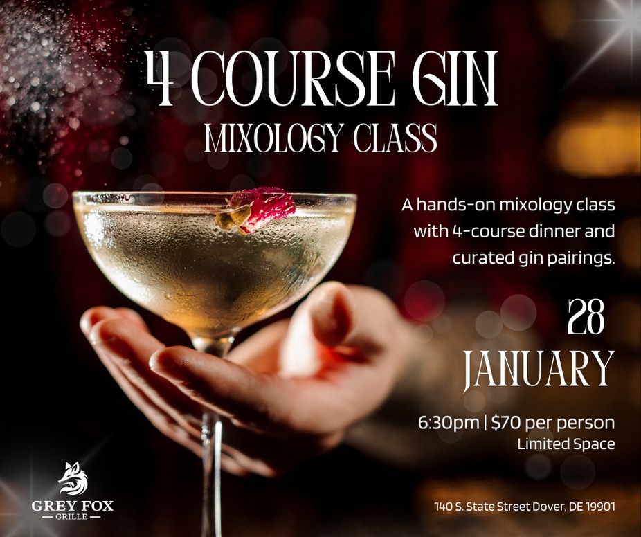 4- Course Gin Pairing and Mixology event photo