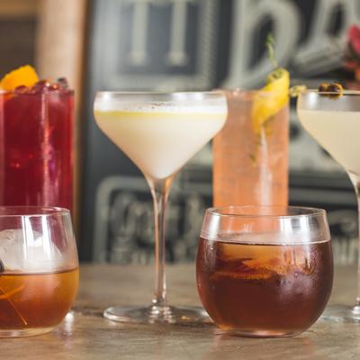 Assorted cocktails.